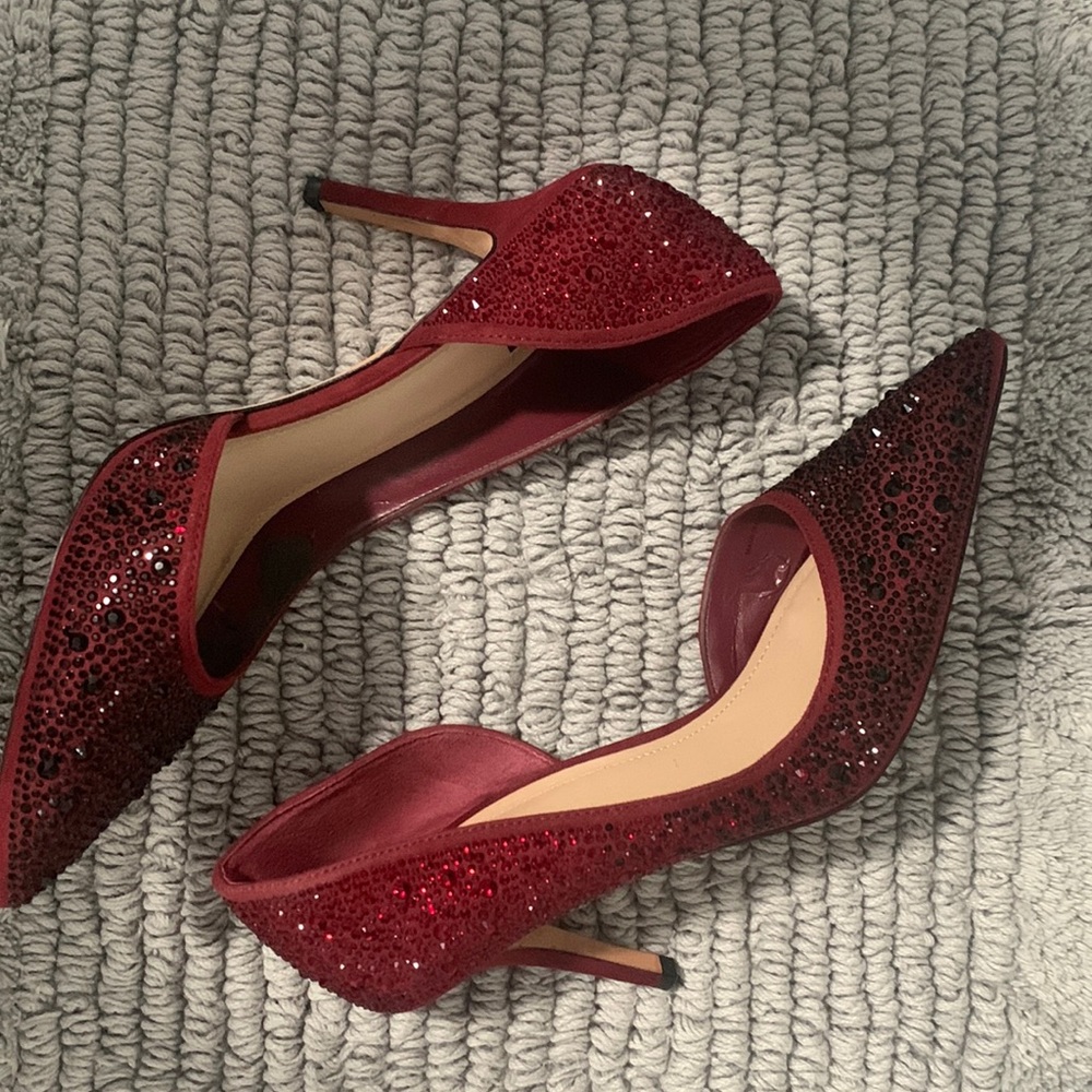 WHBM sequin d’orsey pumps